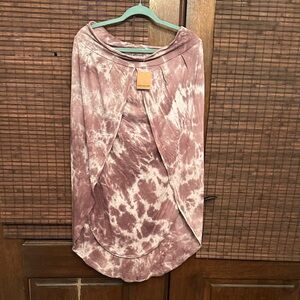 EARTHBOUND Mauve Tie-Dye Maxi Skirt